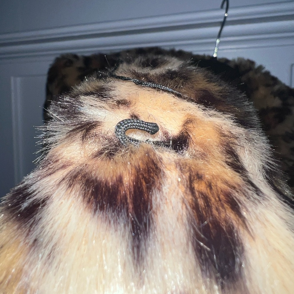 Steve Madden Animal Print Teddy Jacket - Picture 4 of 8